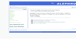 Desktop Screenshot of alephnull.com